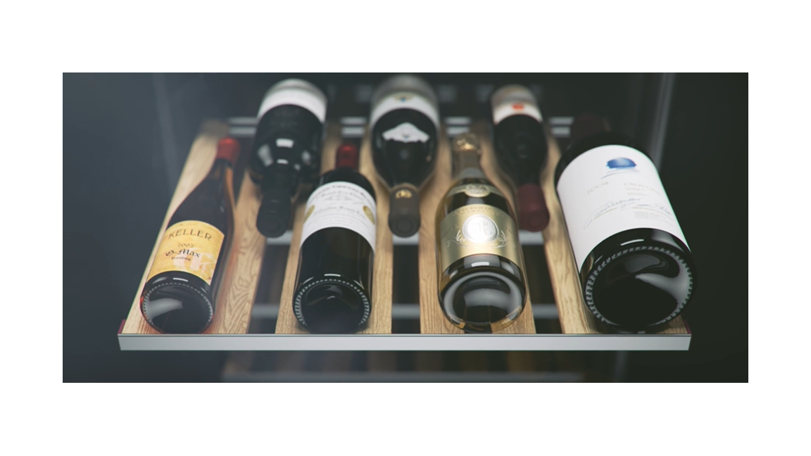 Vintec Perfect Cradle™ Shelving (fully-extendable, sliding)