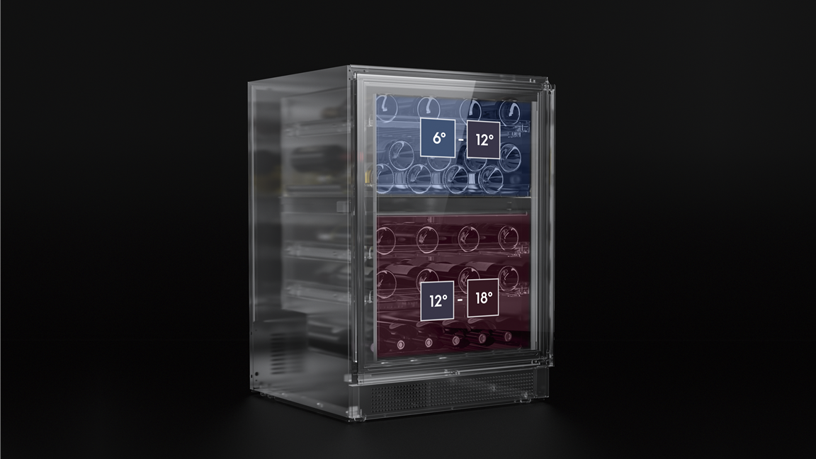 Dual-Zone For Serving Reds and Whites, or Cellaring &amp;amp; Serving