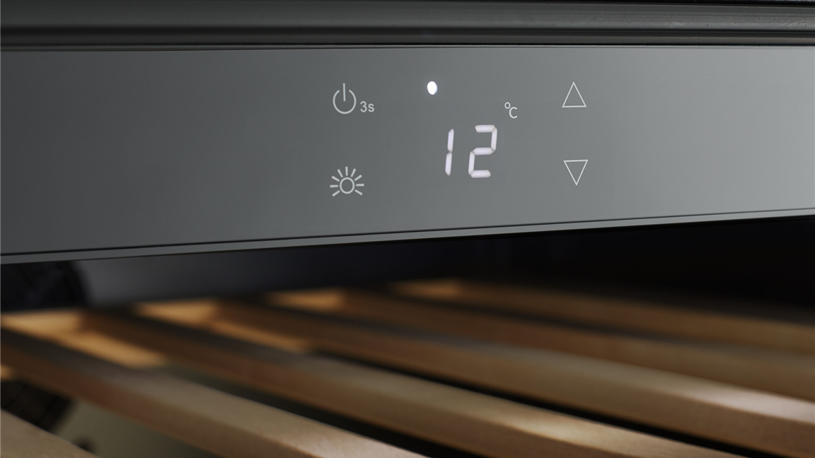 Sleek Touch-Sensitive Control Panel