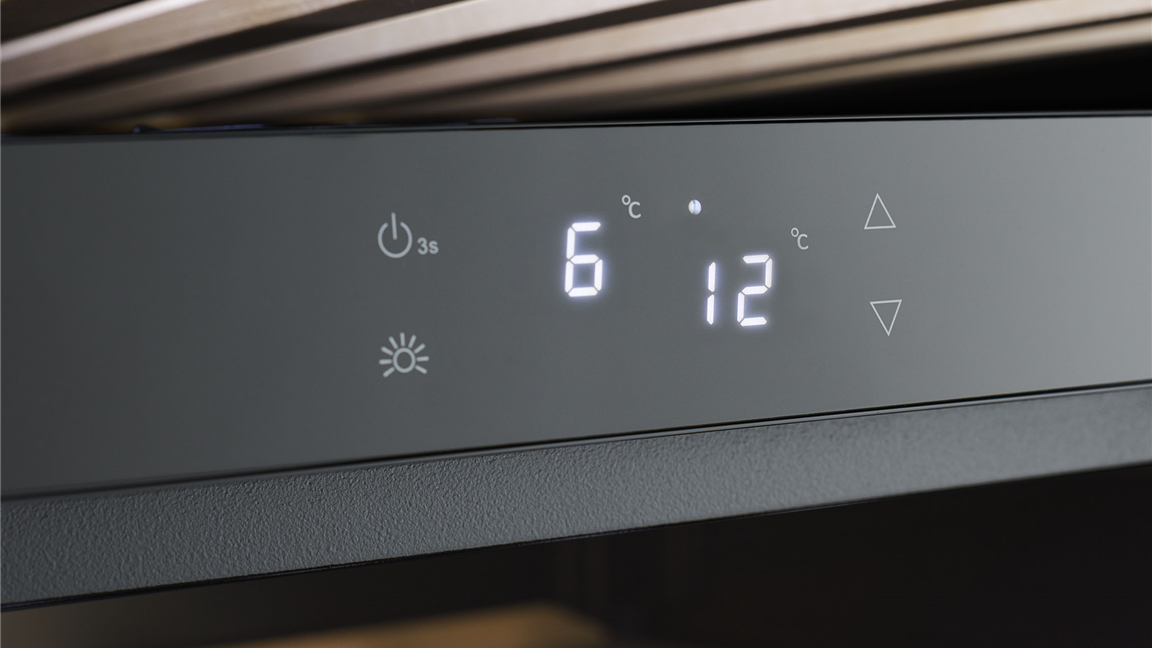 Sleek Touch-Sensitive Control Panel