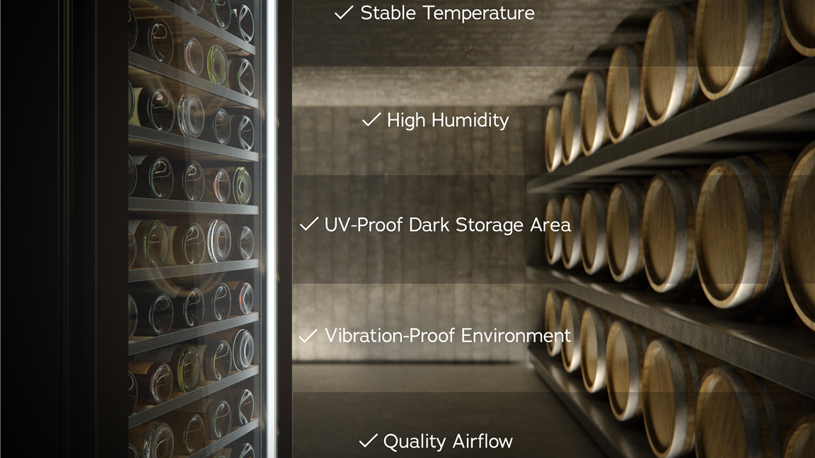 Peace of Mind with The Vintec 5 Pillars Of Wine Storage