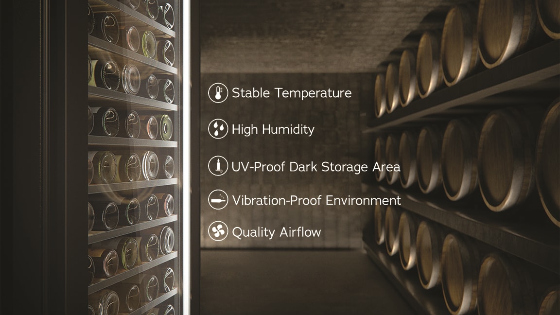 Peace of Mind with The Vintec 5 Pillars Of Wine Storage