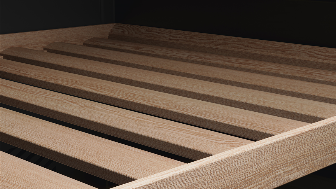 Natural Ash Fixed Wooden Shelves