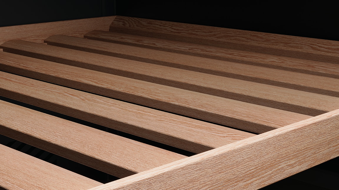 Natural Ash Cradle Wooden Shelves (non-extendable, adjustable position)