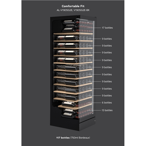 Tall Glass Door-V190SG2E-BKLH-50930