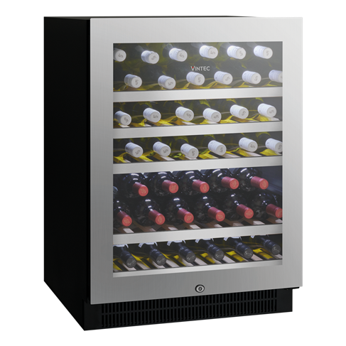 50 Bottle Wine Cabinet, stainless steel Vintec Australia